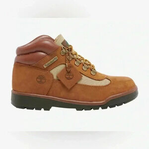 Timberland Pre School Kid's Boys Wheat Brown Waterproof Field Boots- Size 2
